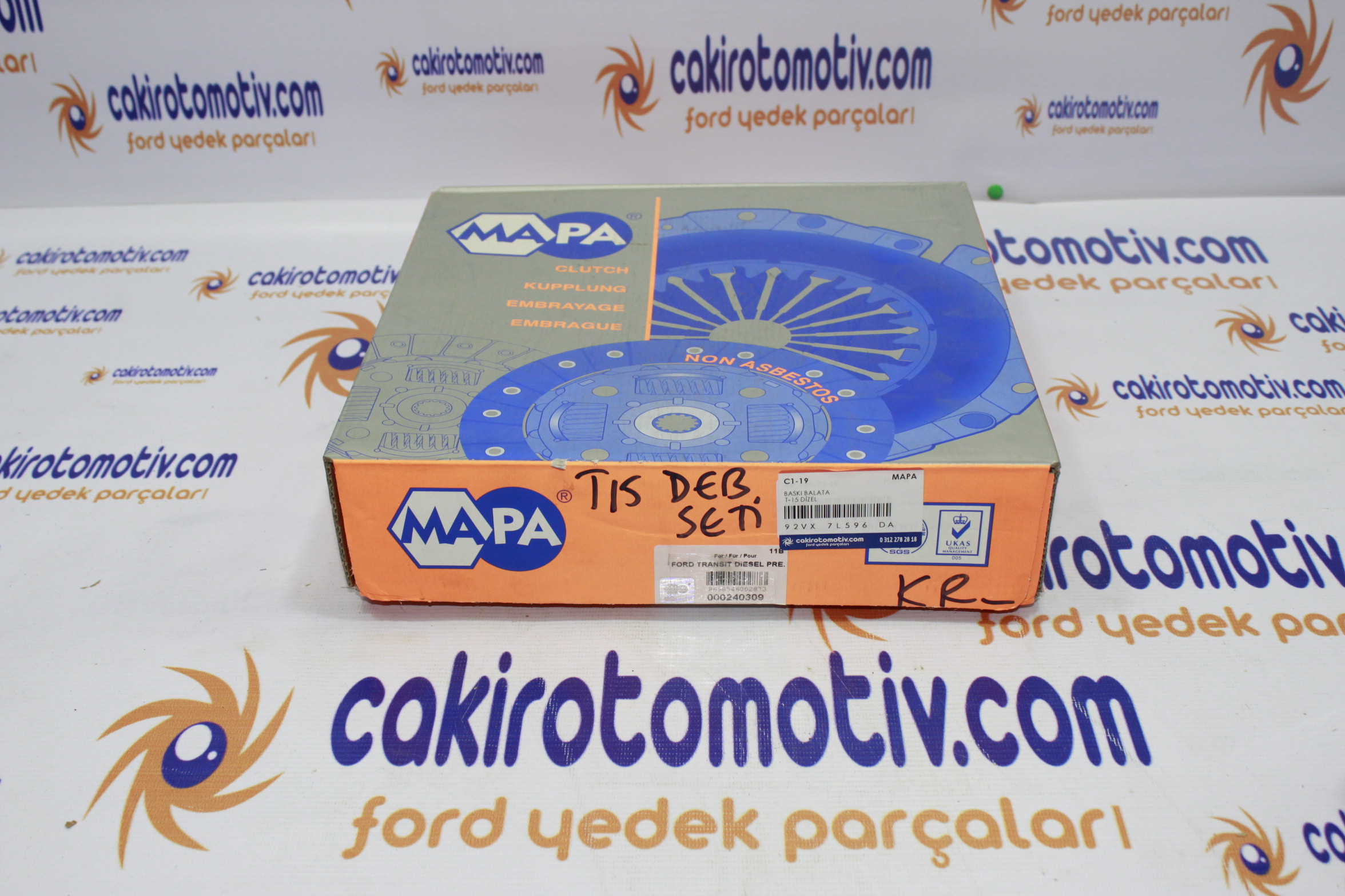 TRANSİT T15-T12 DİZEL 2.5 BASKI BALATA MAPA